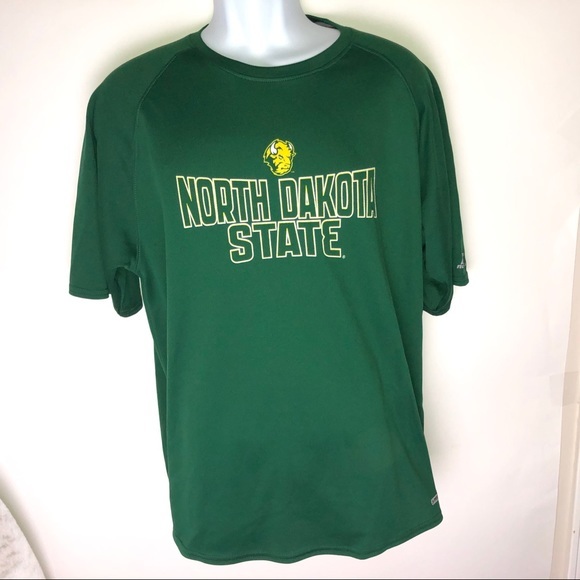 Russell Athletic Green North Dakota Cheer Shirt L - Picture 1 of 16